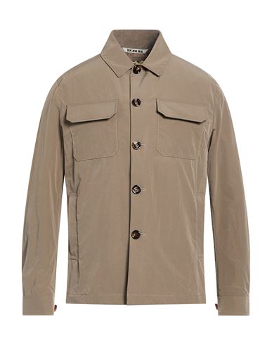 Man Jacket Khaki Size 40 Polyester, Polyamide, Cotton