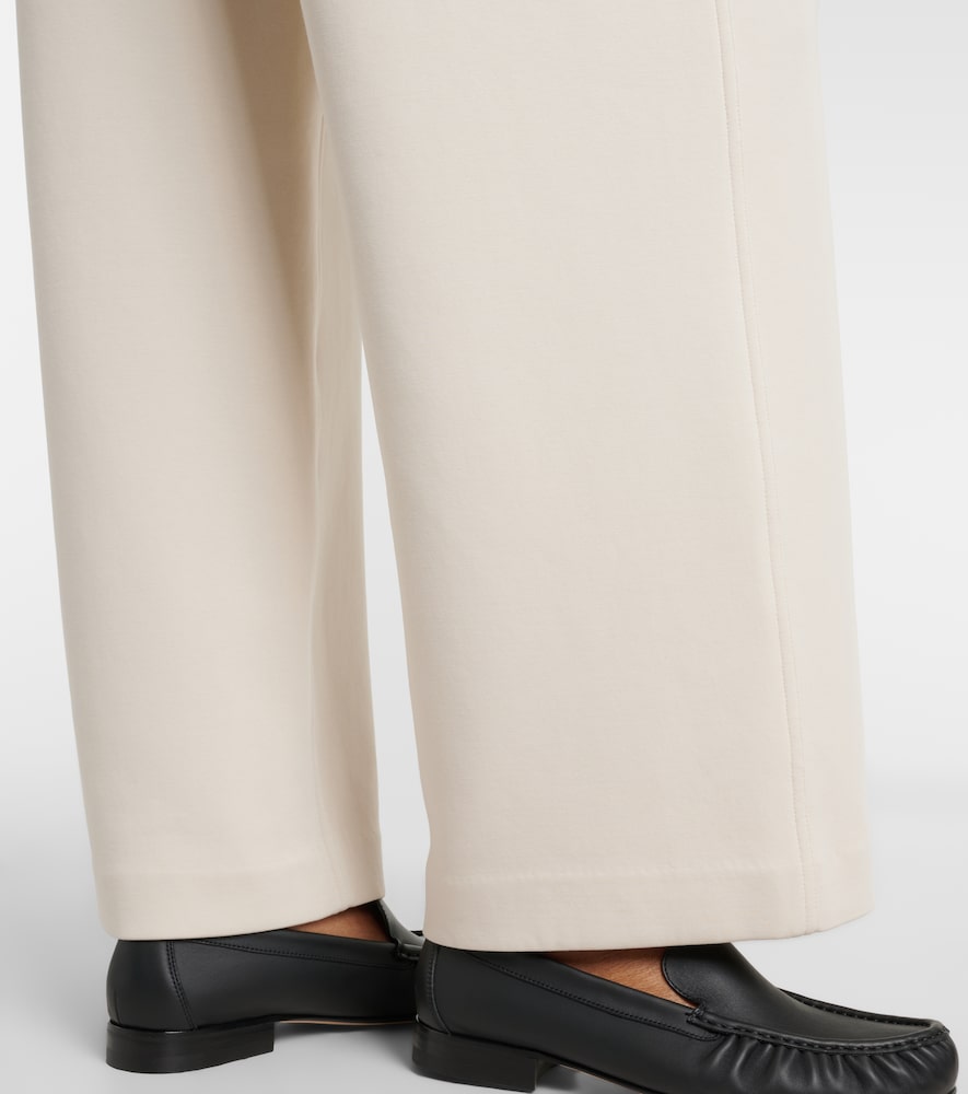 Caucaso cotton-blend wide-leg pants