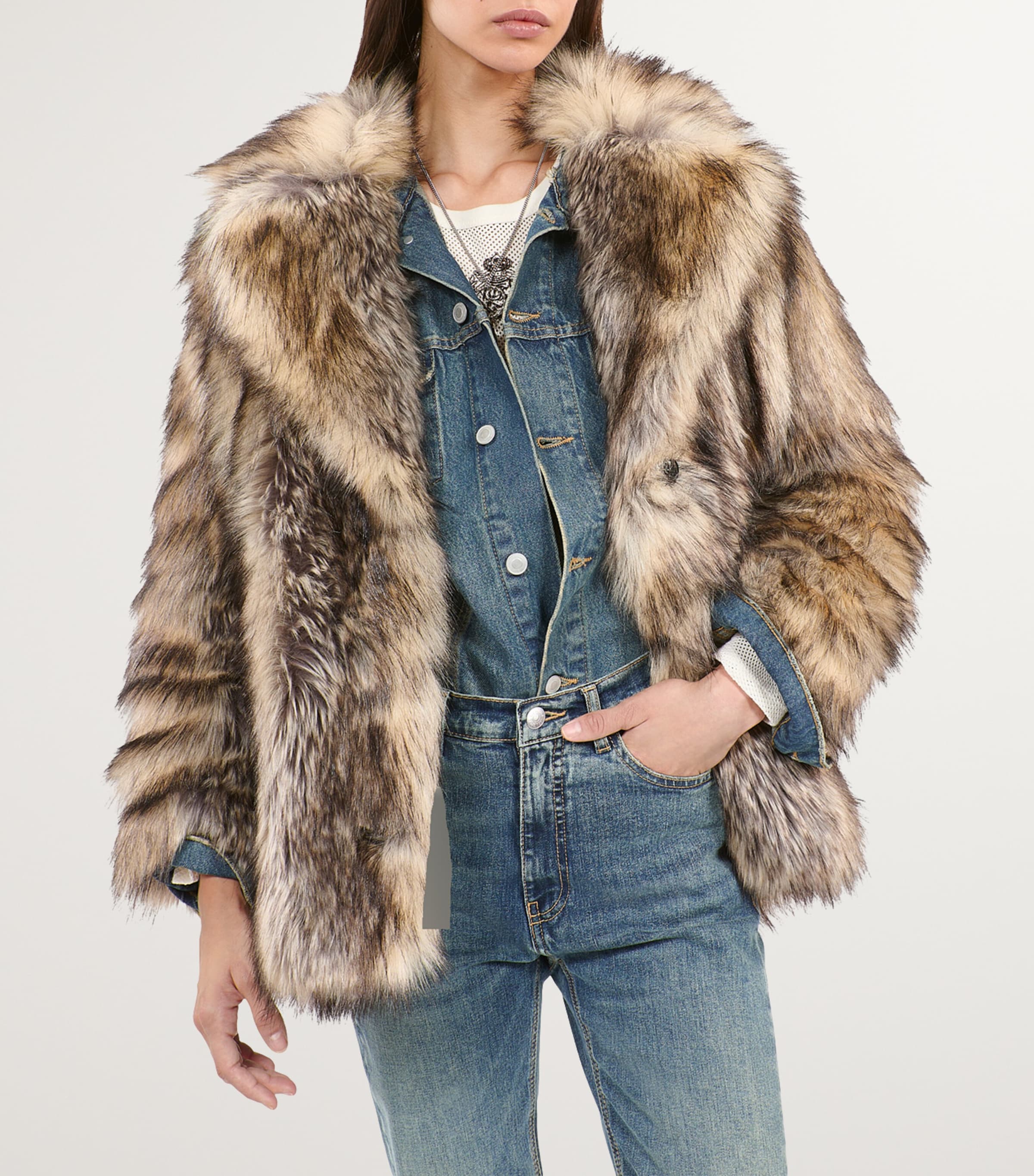 Faux Fur Coat