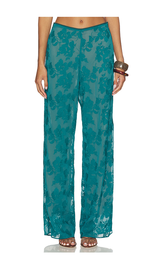 Especia Sophie Maxi Pants in Teal. - L also in XS
