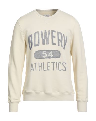 Man Sweatshirt Cream Size M Cotton