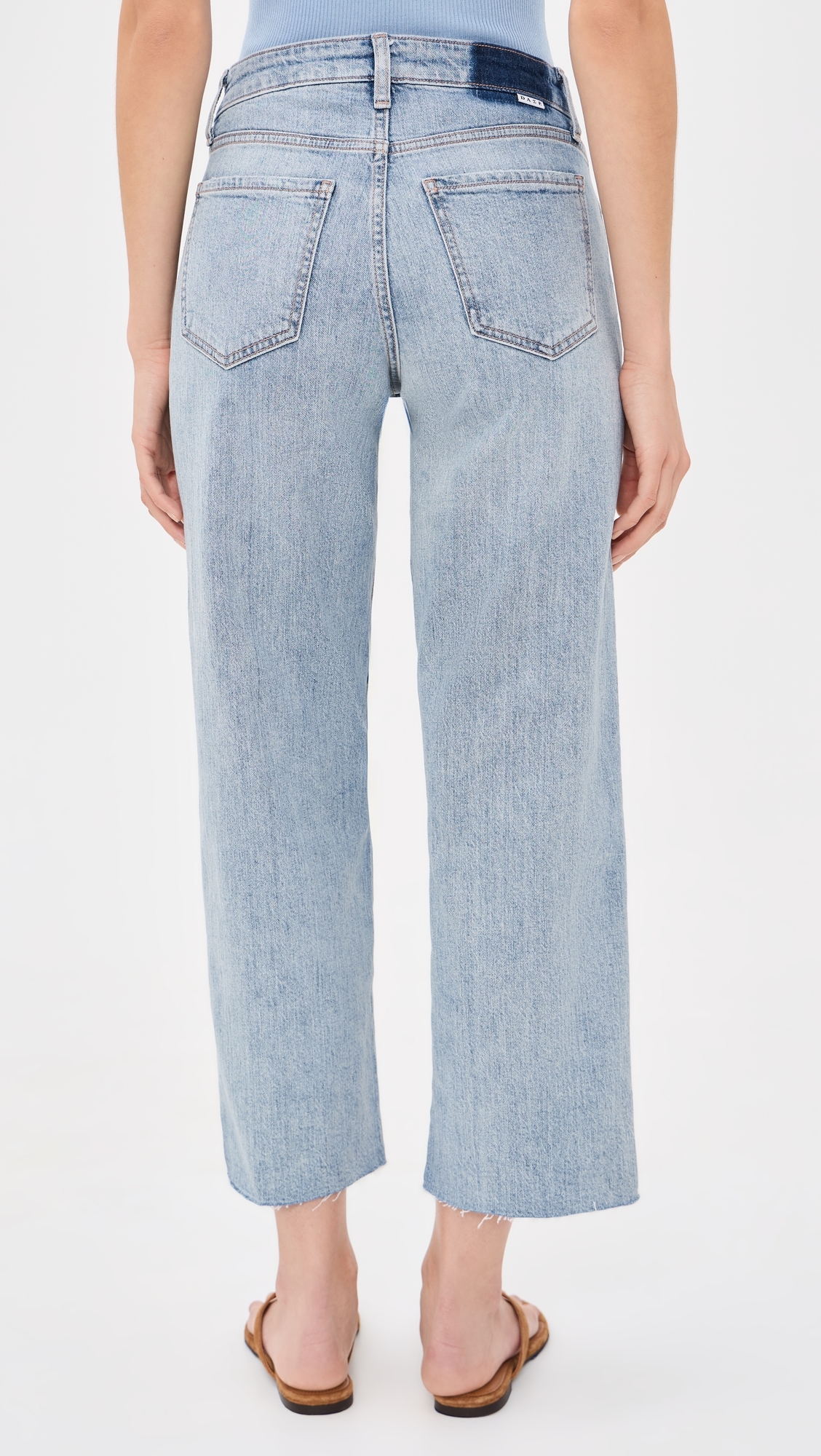 Low Rise Straight Crop Jeans OBVIOUSLY VINTAGE