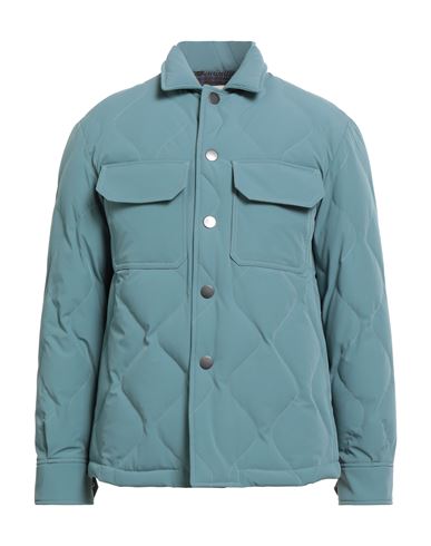 Arpège Heritage Man Puffer Slate blue Size 36 Polyamide, Polyester, Elastane
