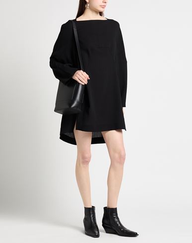 Woman Mini dress Black Size 6 Virgin Wool