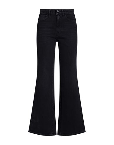 Woman Jeans Black Size 23 Cotton, Lyocell, Lycra