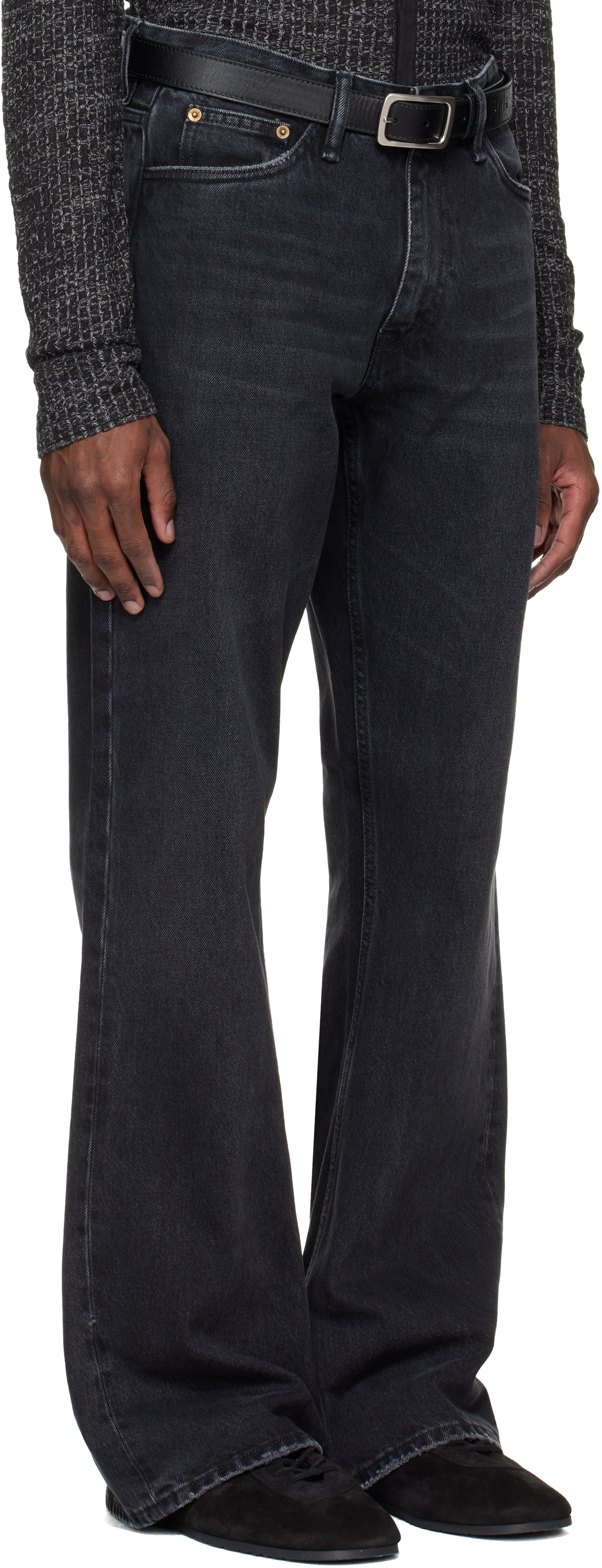 Black Bootcut Jeans