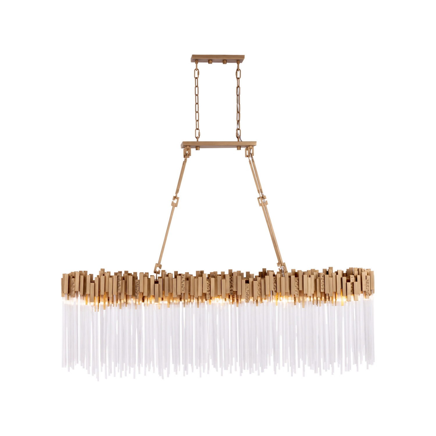 Havana Gold Linear Pendant from the Matrix Collection