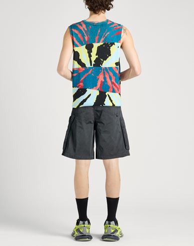 Man Shorts & Bermuda Shorts Black Size 36 Cotton, Elastane