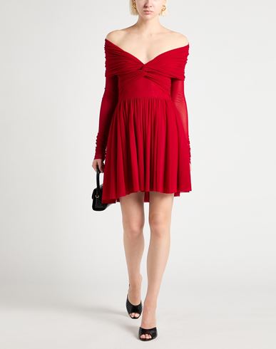 Woman Mini dress Brick Size 6 Polyamide