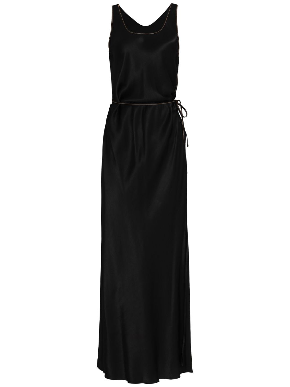 Satin dress - Black