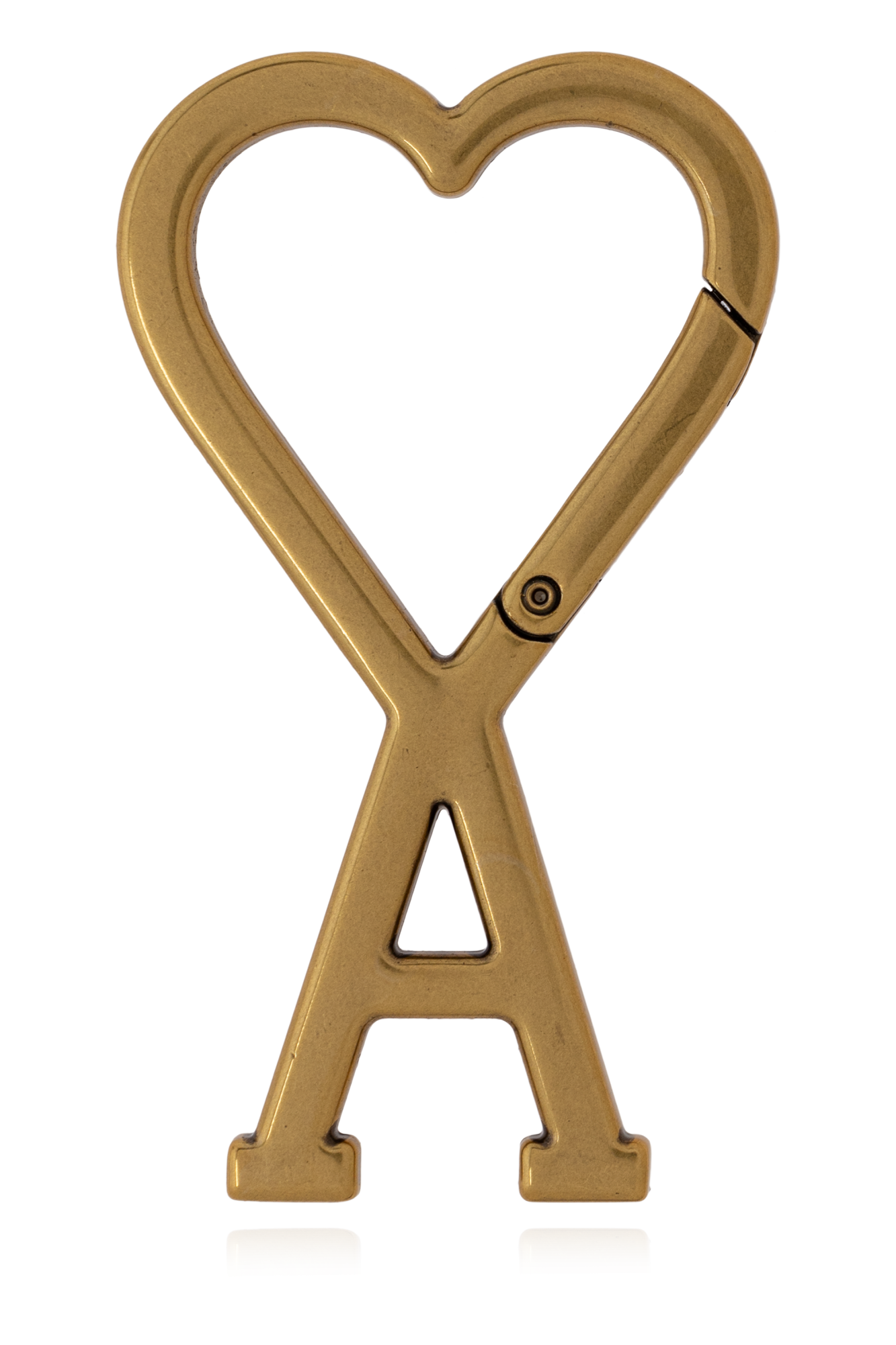 Keychain With Logo, Unisex, Gold