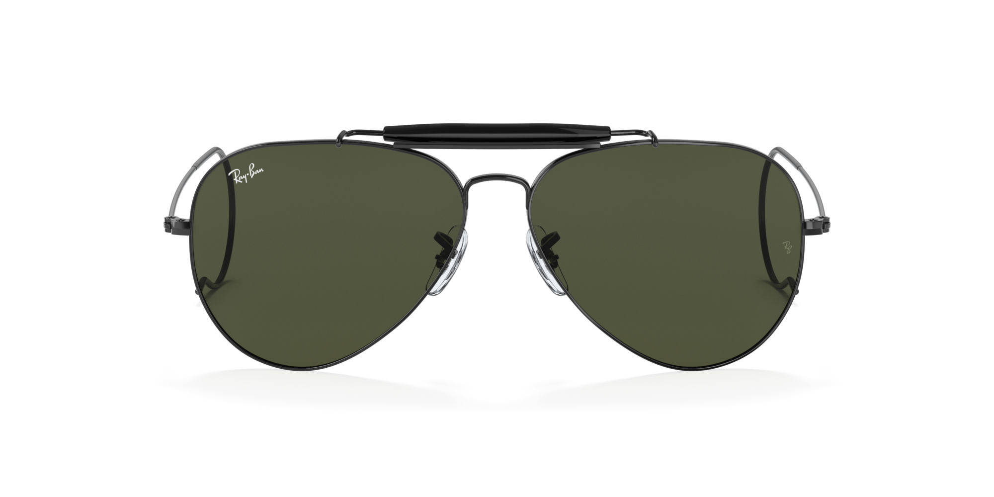 Ray - Ban Unisex Ray - Ban RB3030 OUTDOORSMAN I L9500 Sunglasses Metal Black G15 Pilot Norma