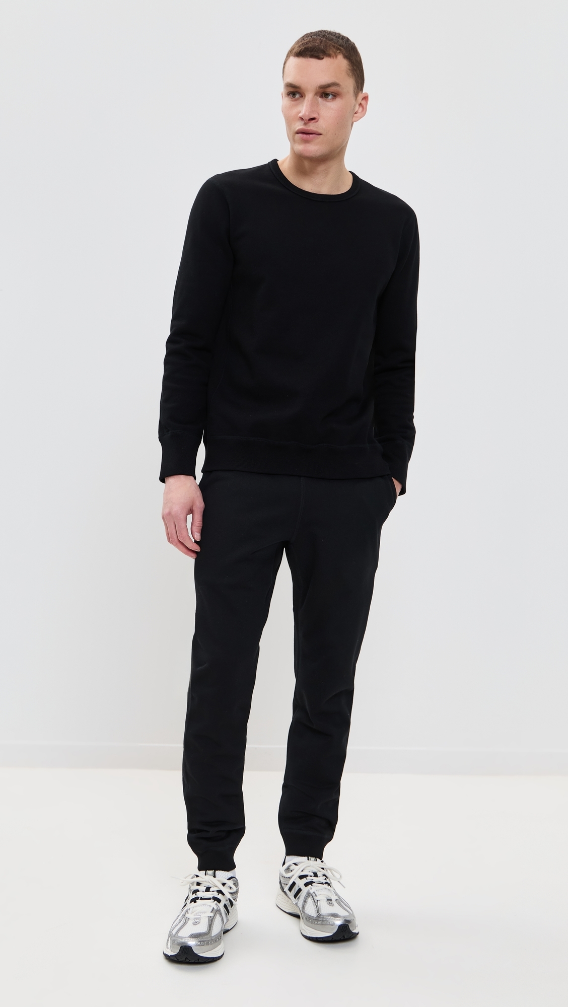 Reigning Champ Midweight Terry Slim Sweatpants Black
