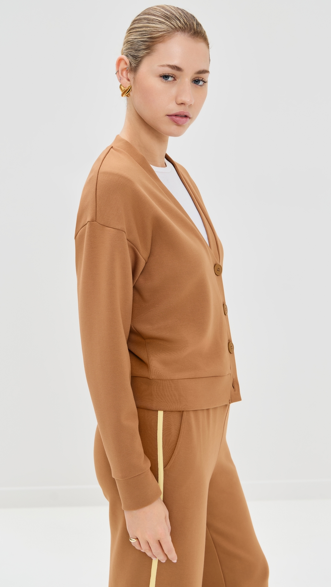 Maddie Cardigan Camel