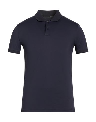 Man Polo shirt Navy Size 34 Polyamide, Elastane