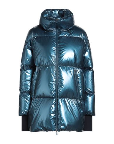 Laminar Woman Puffer Blue Size 2 Polyamide, Polyurethane, Polyester, PET (Polyethylene terephthalate)