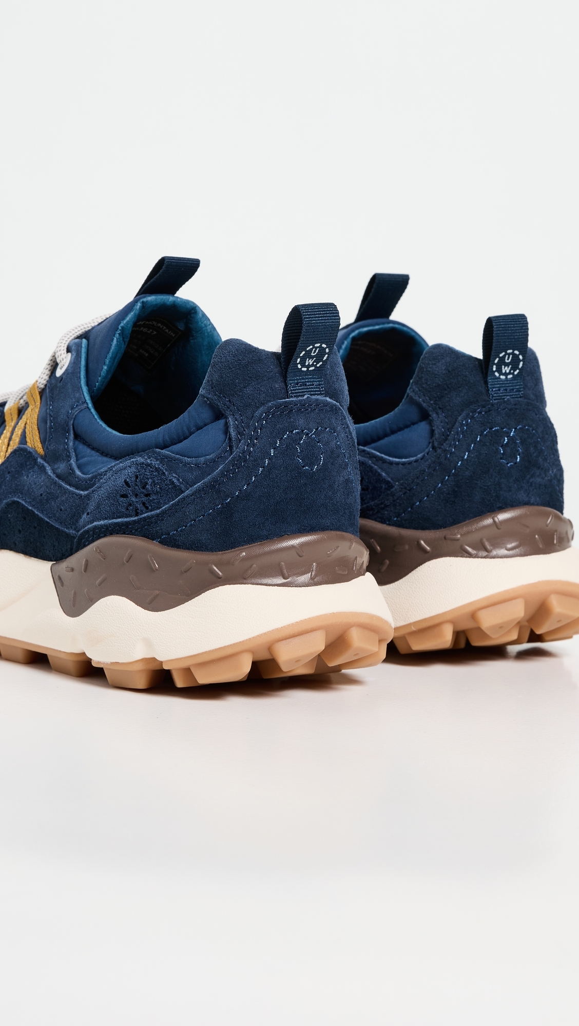 Flower Mountain Universal Works x Flower Mountain Yamano 3 Sneakers Navy Brown