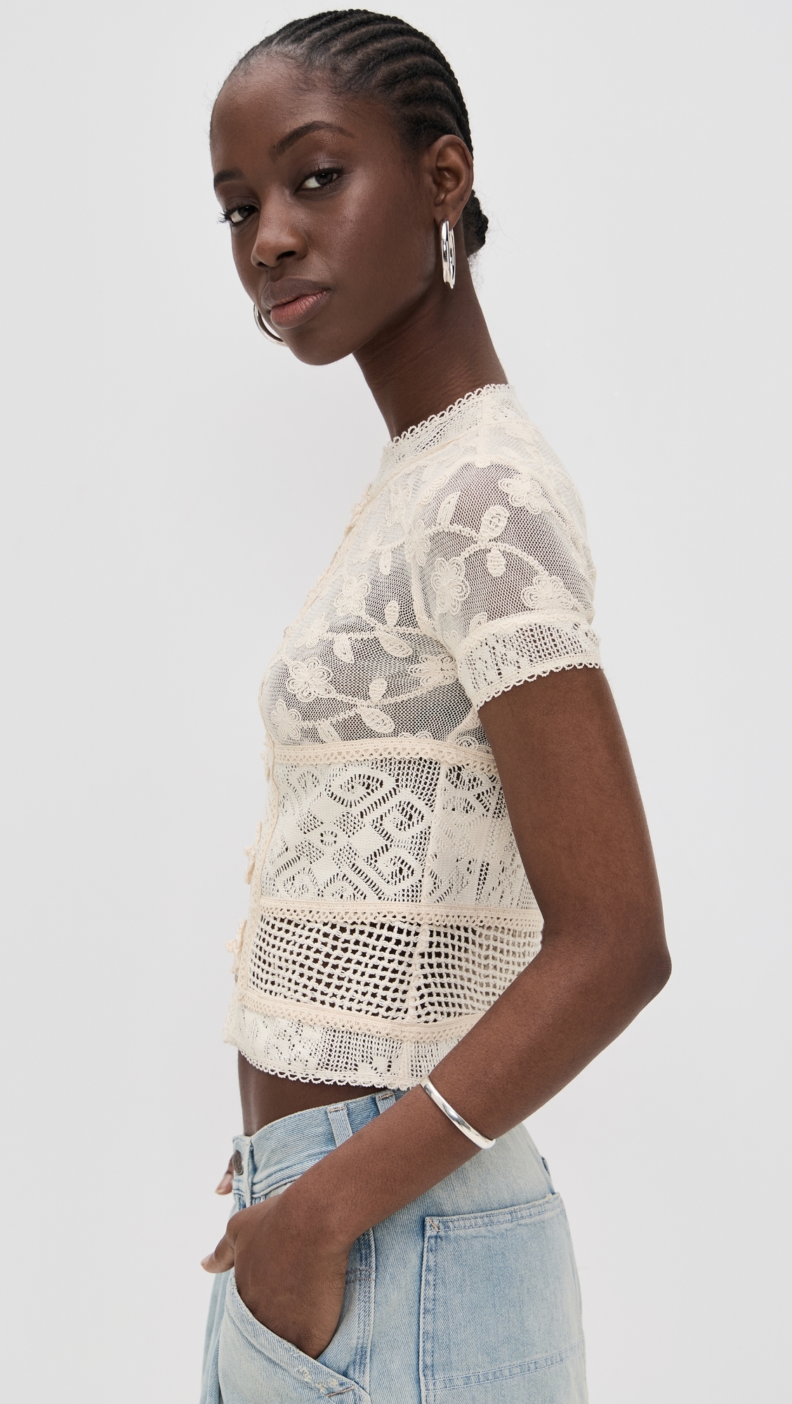 SIEDRES Syrine Top Ecru