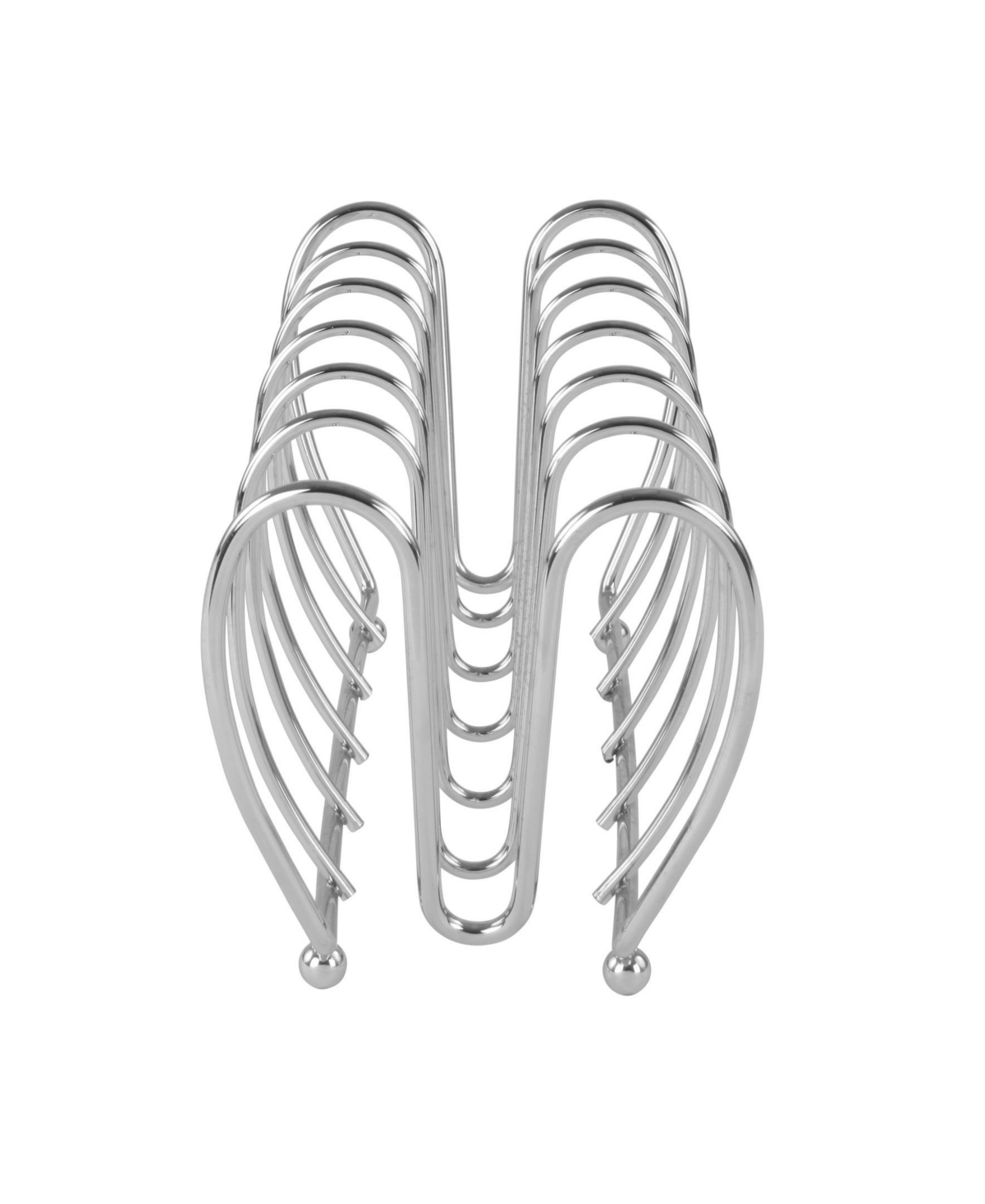 Diversified Bloom Kitchen Lid Holder Organizer For Plates, Cutting Boards, Bakeware - Chrome