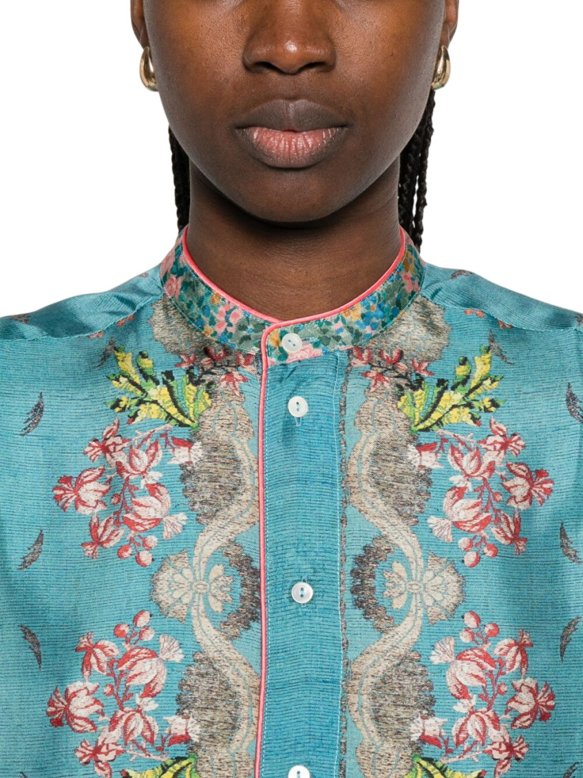 Printed Silk Shirt