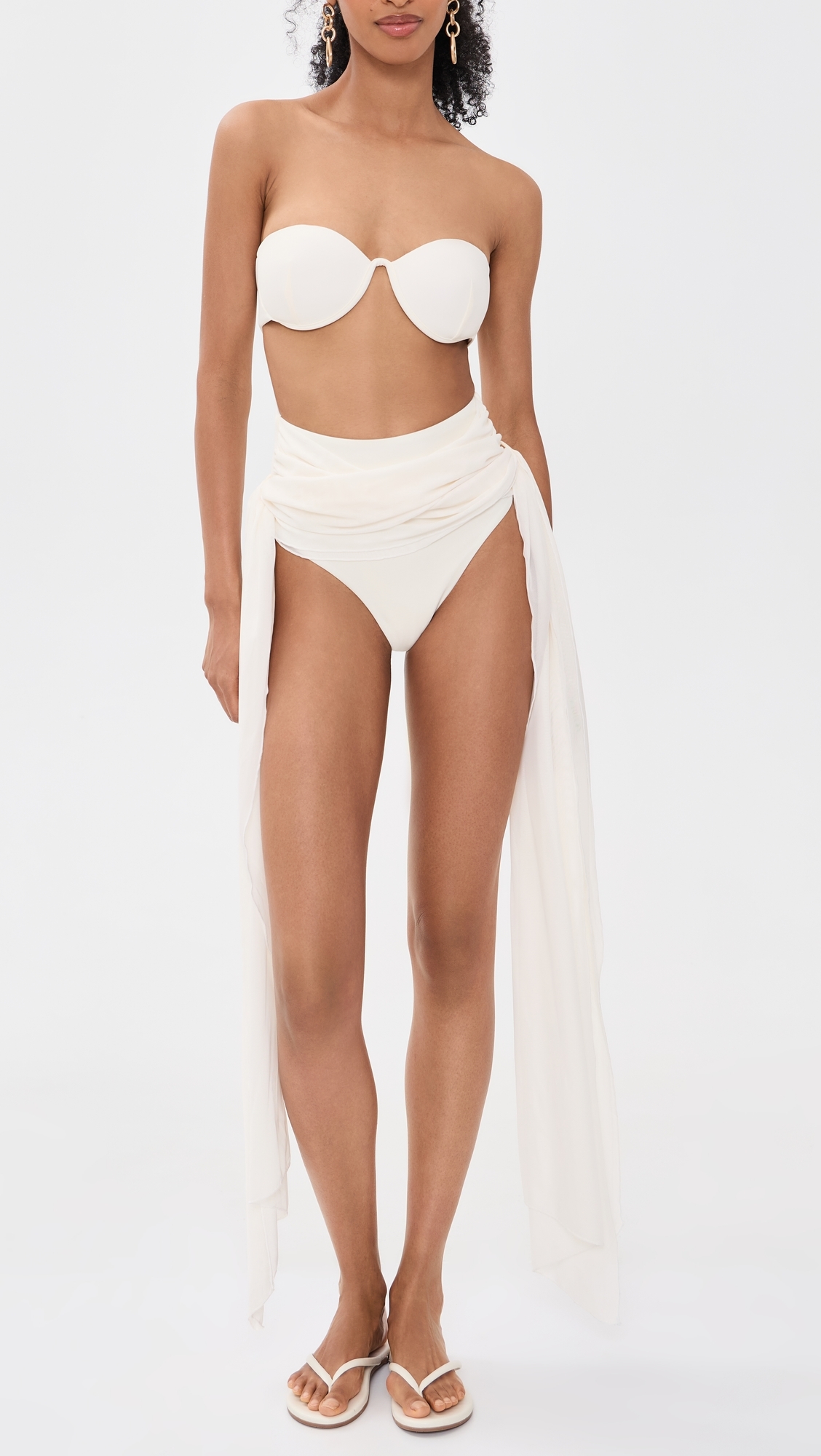Andes One Piece Swimsuit Ivory