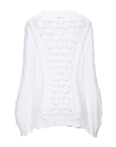 Woman Sweater White Size 6 Cotton, Polyamide