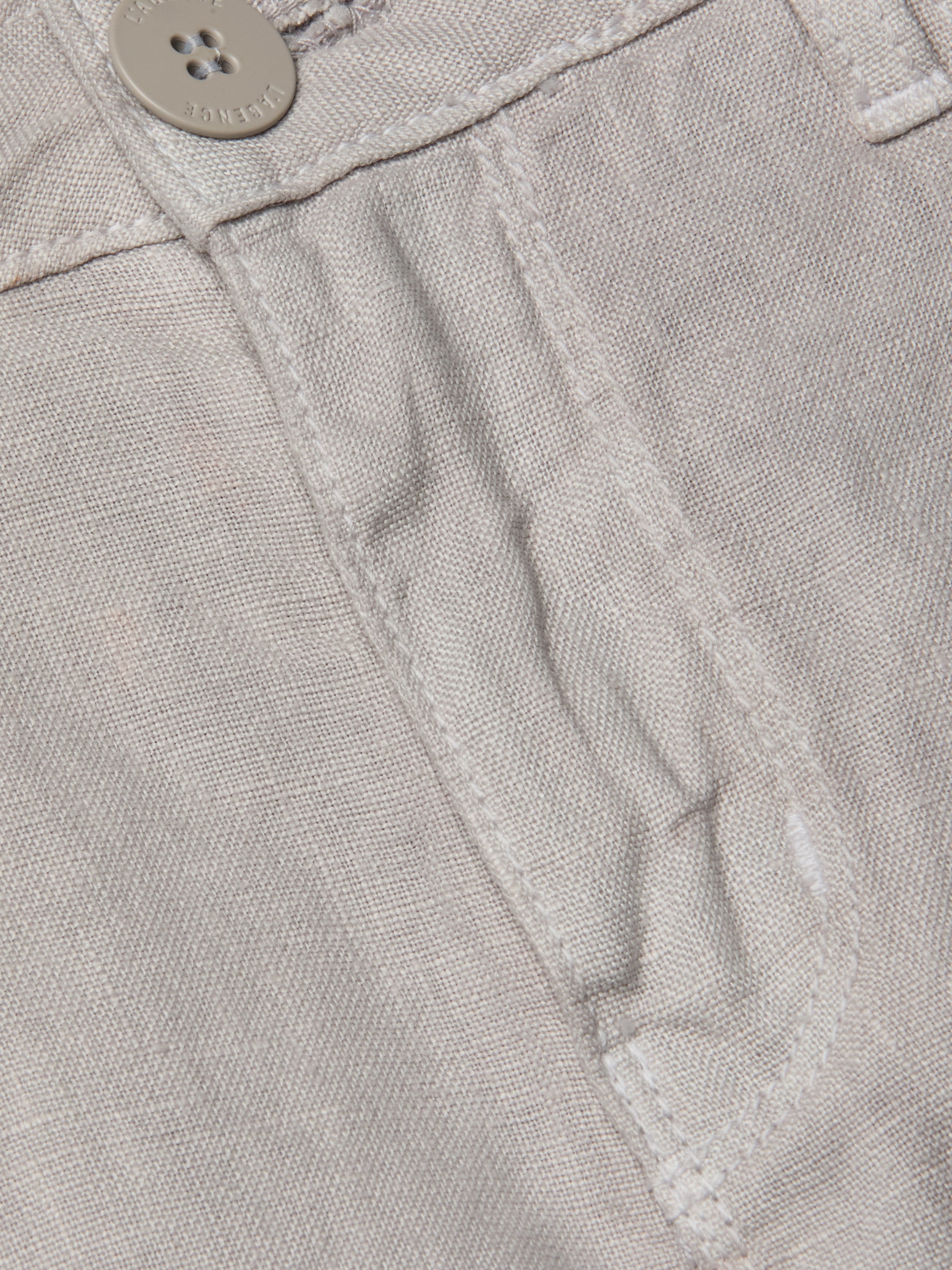Gina Linen Short In Light Pewter