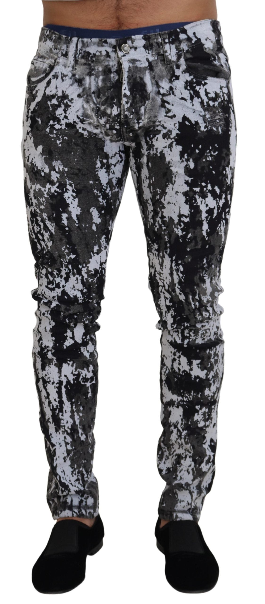 Tie-Dye Denim Jeans — Multicolor