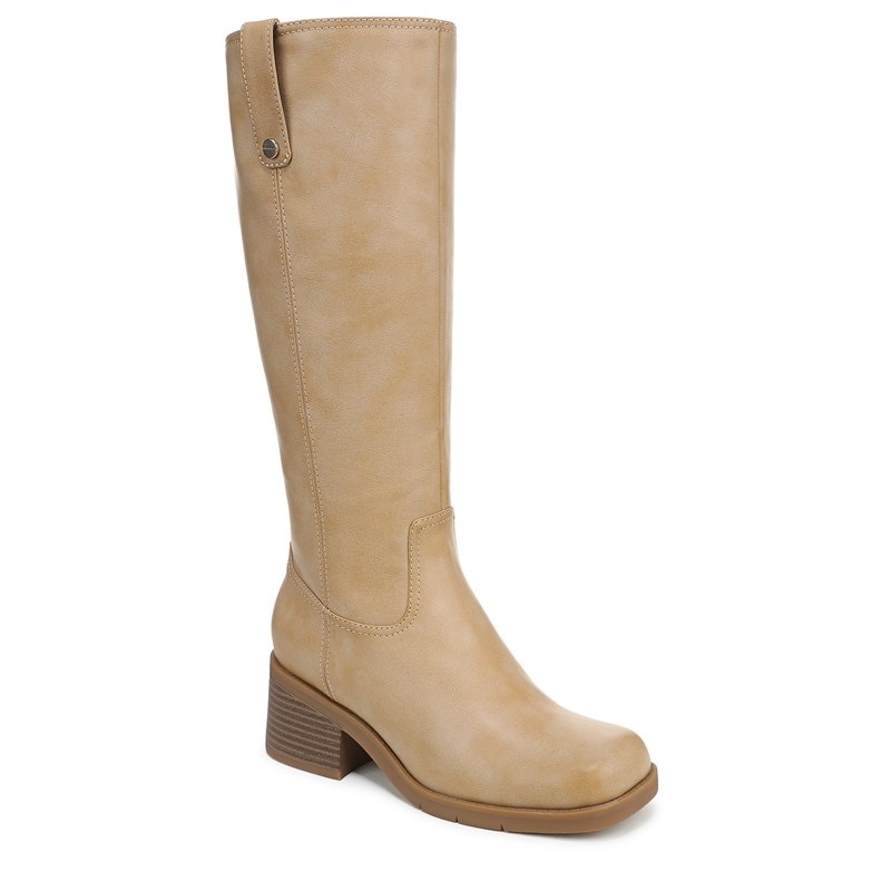 Women's Joplin Tall Wide Calf Boots (Warm Tan Faux Leather)