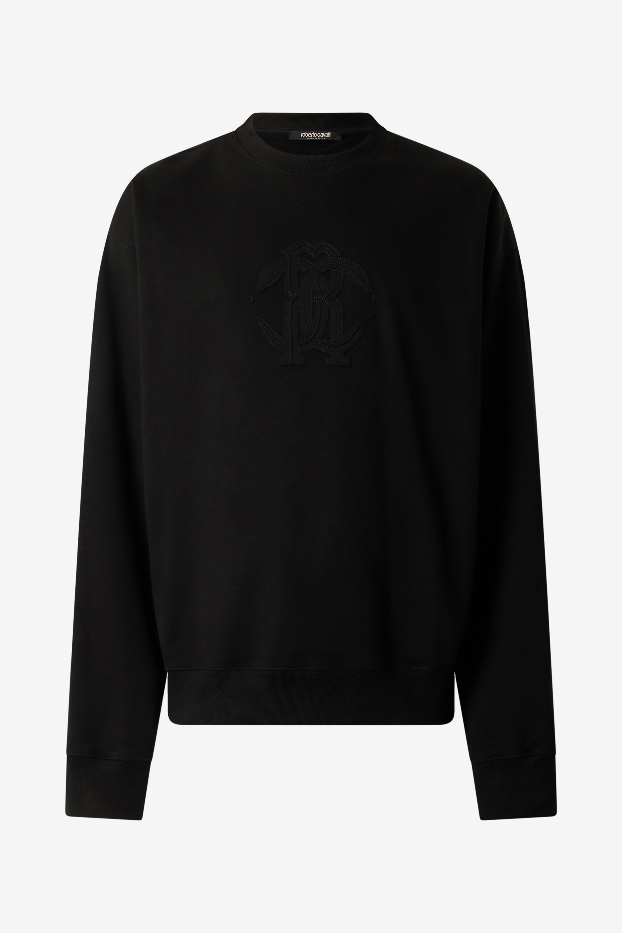 Sweatshirt With Mirror Snake Monogram Embroidery