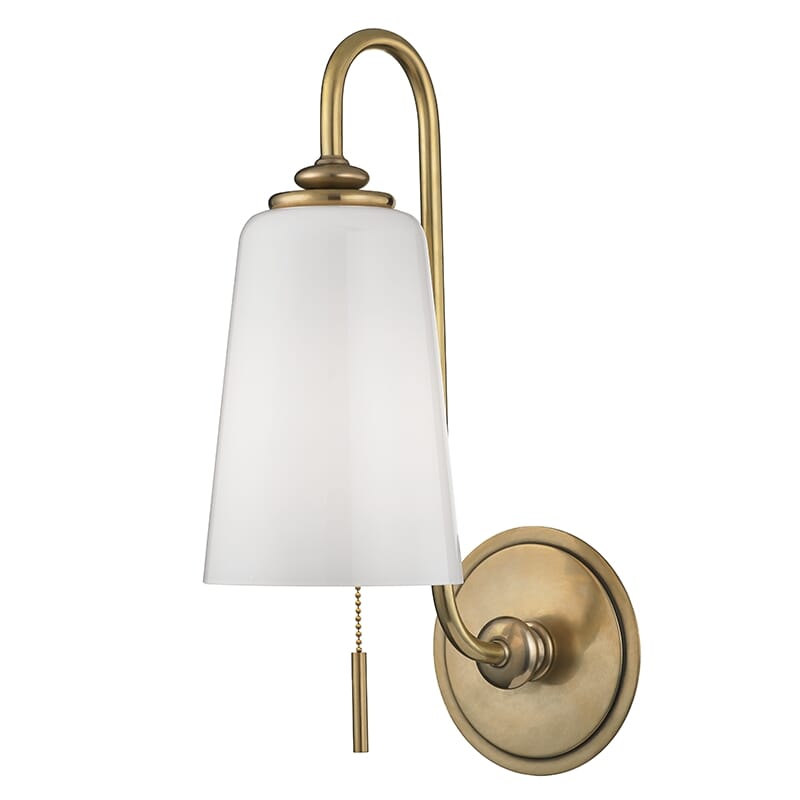 Glover 16" Wall Sconce in Aged Bra