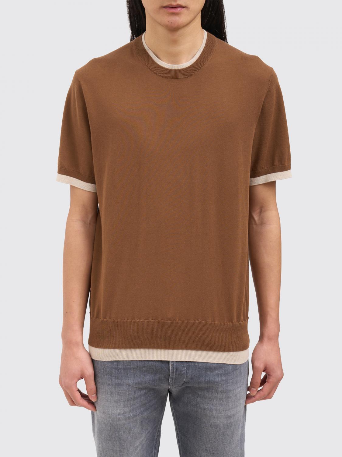 Sweater Men color Burnt