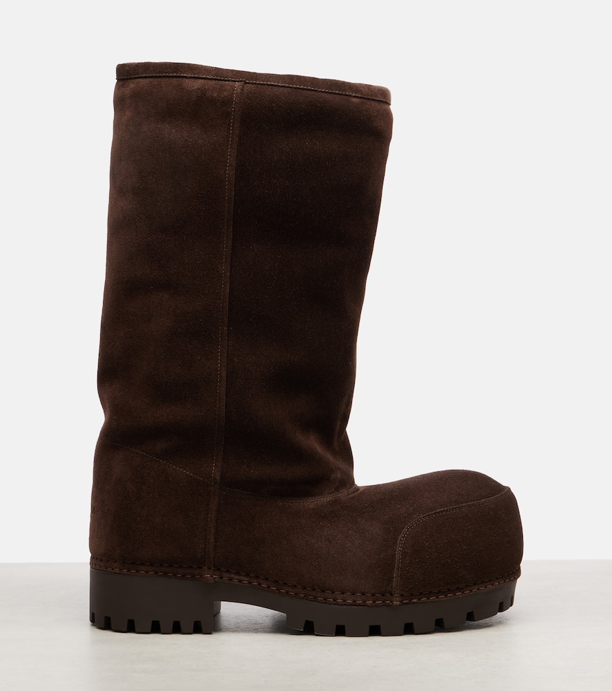Alaska suede mid-calf boots