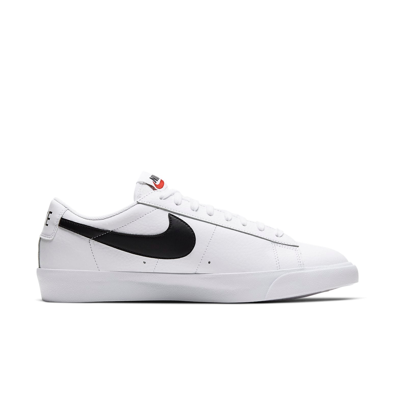 Blazer Low Leather 'Black Swoosh'