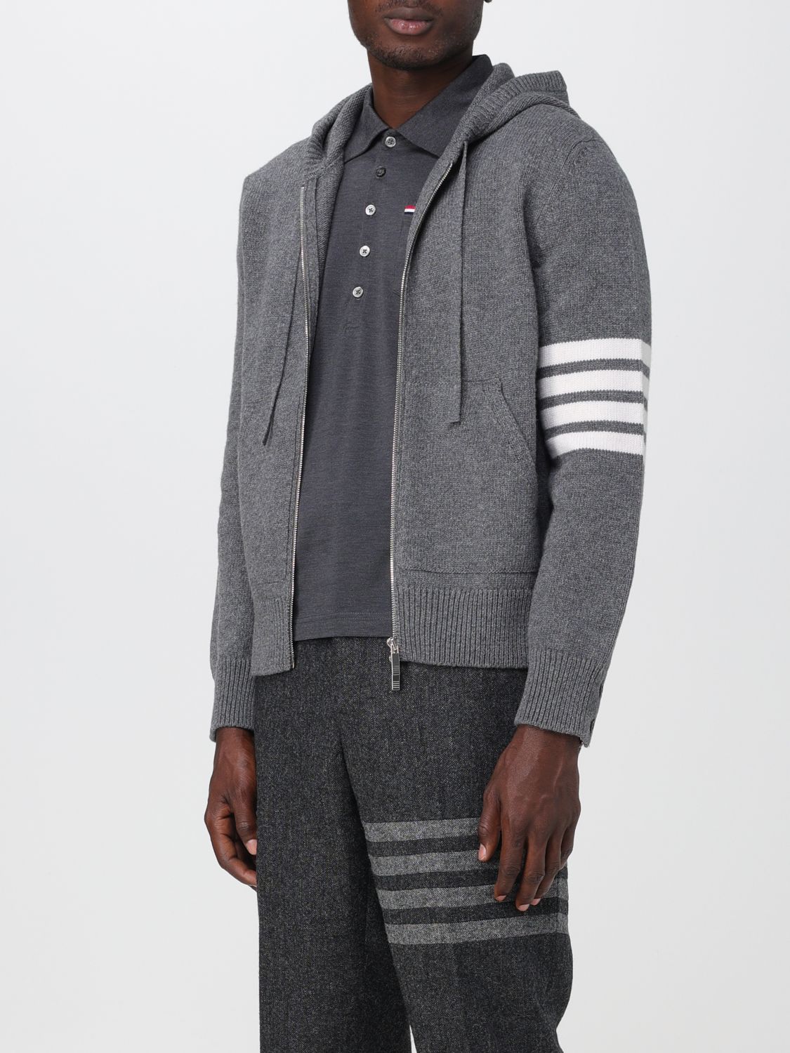 Polo Shirt Men color Grey