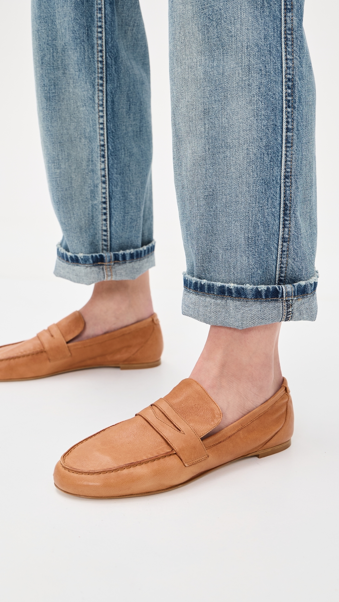 The Unlined Penny Loafers Cuoio