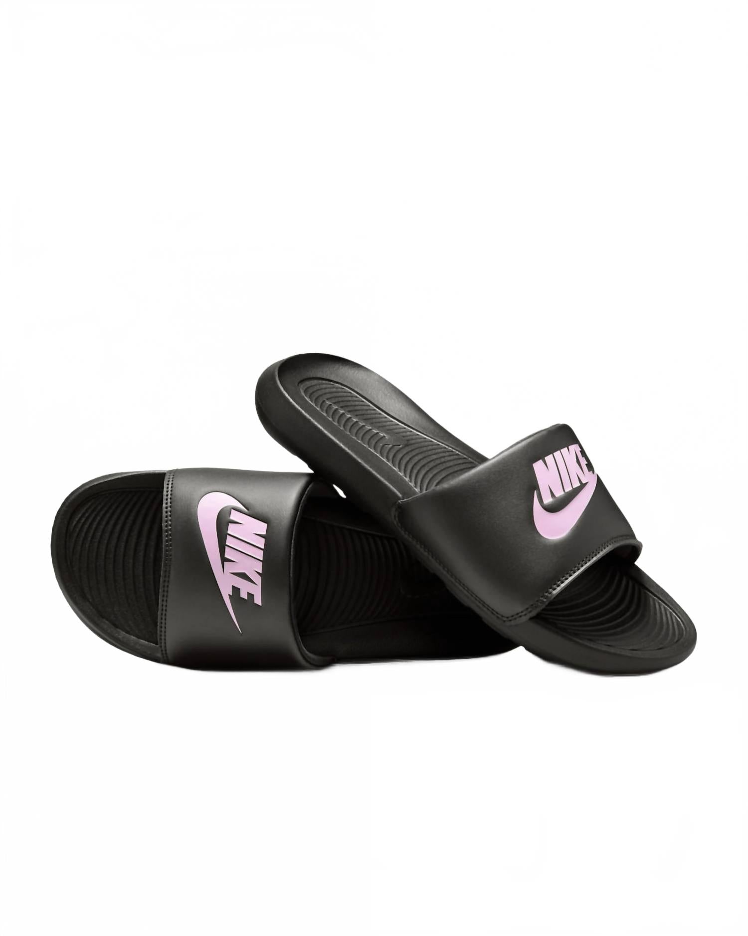 Women's Victori One Slides In Black/black/light Arctic Pink