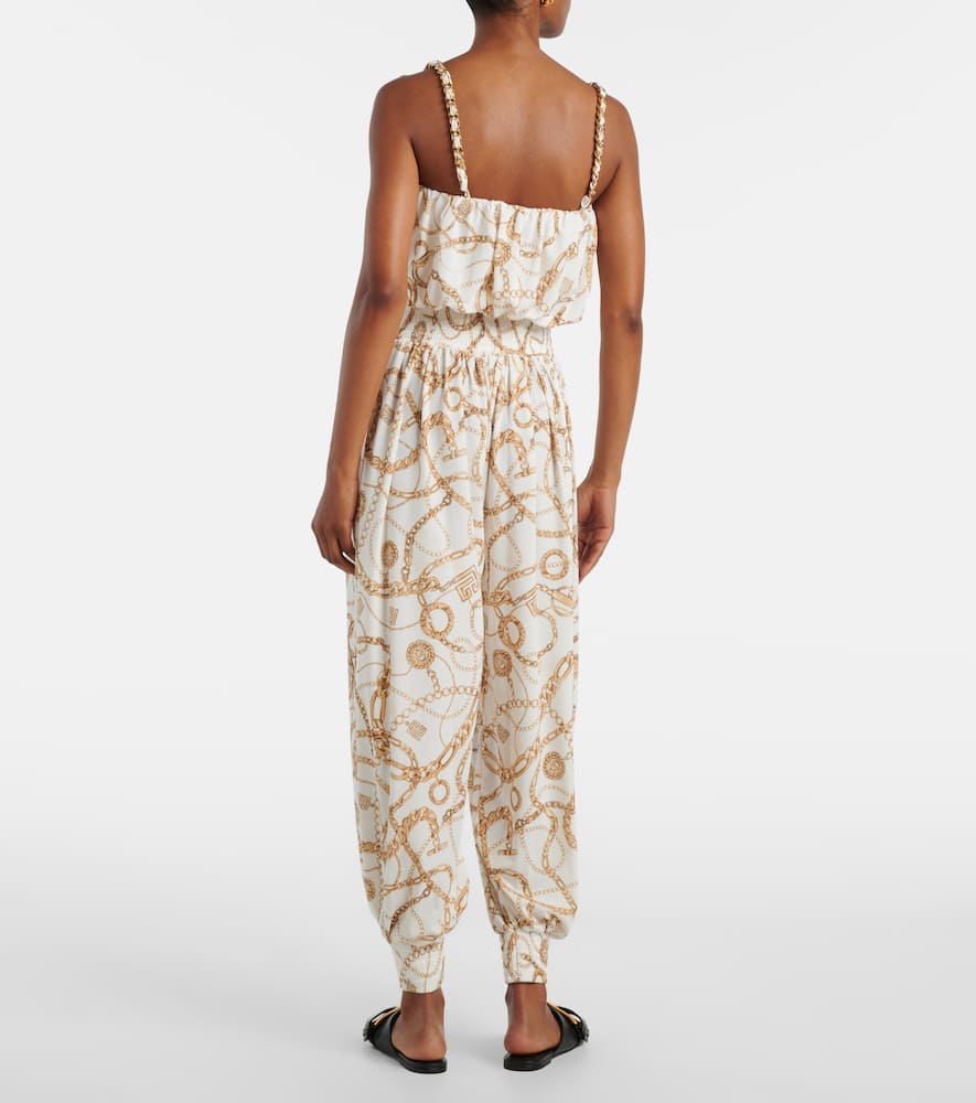 Chain printed jumpsuit