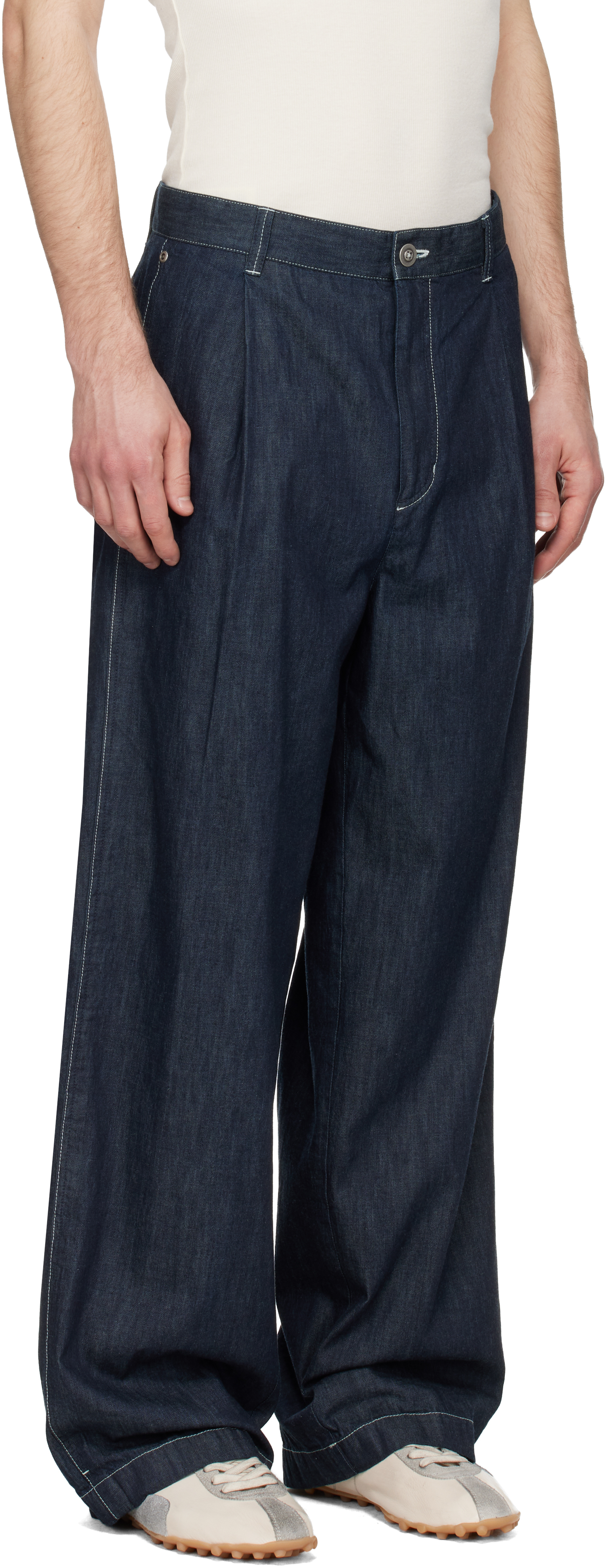 Navy Japanese Denim Jeans