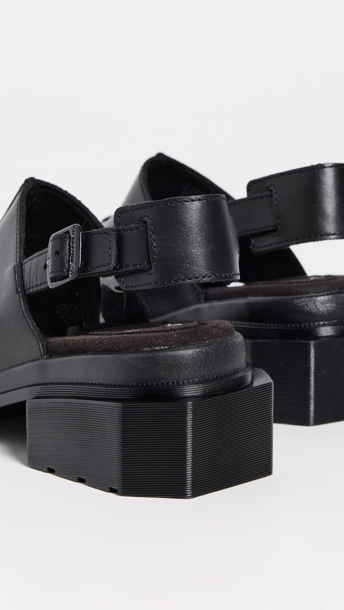 Dr. Martens Maybole Open Toe Black Wanama Sandals Black