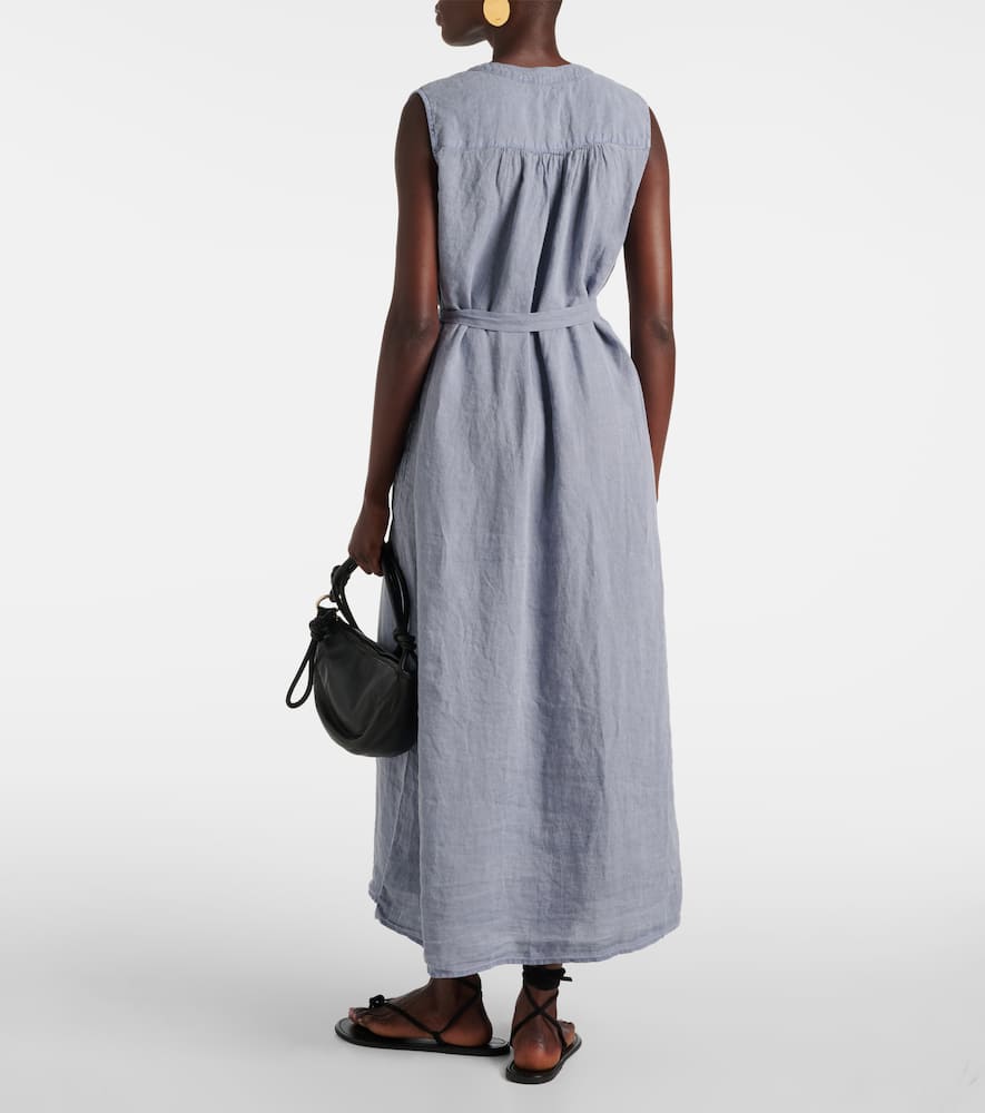 Luna linen maxi dress