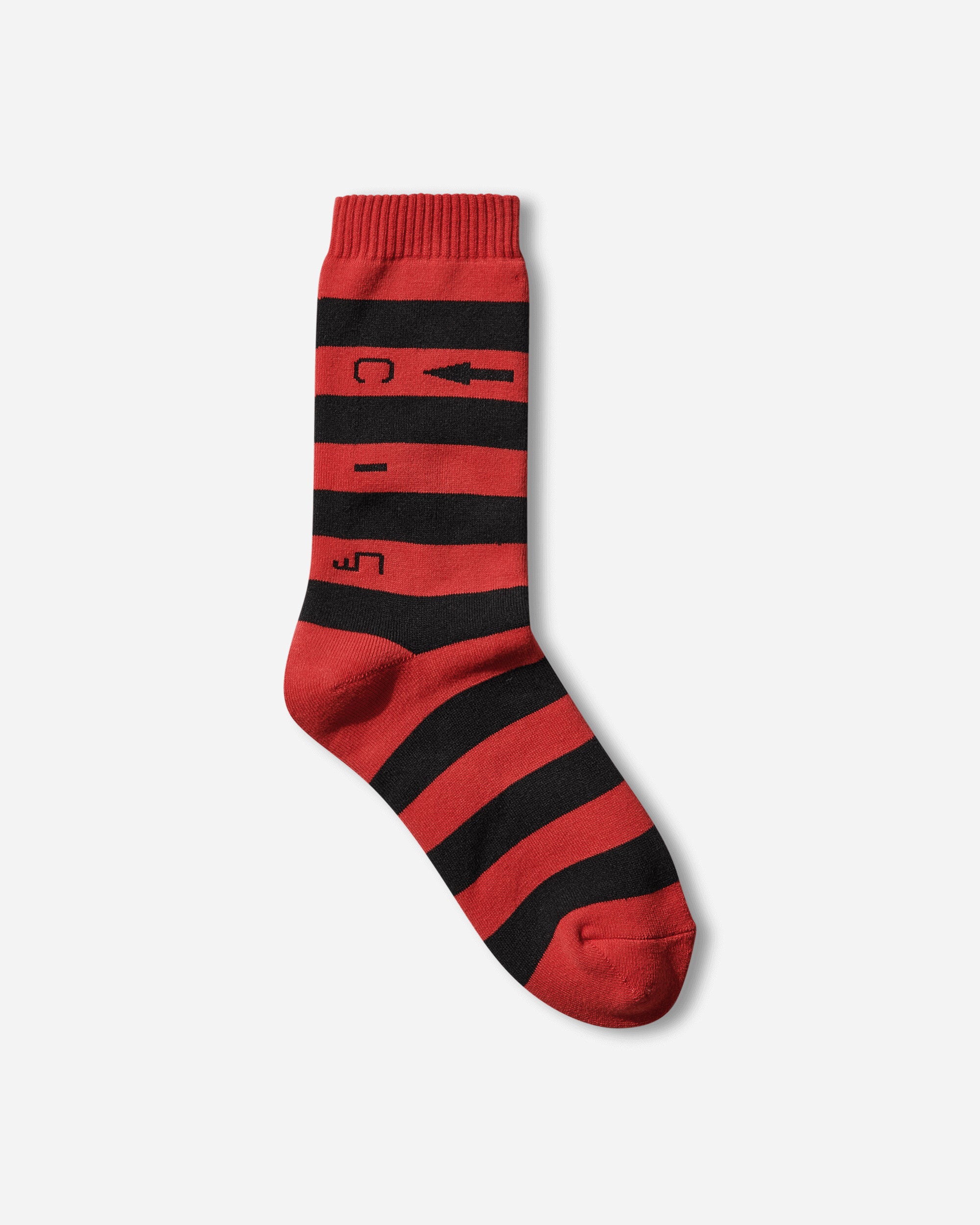 C.2 Stripe Socks Red