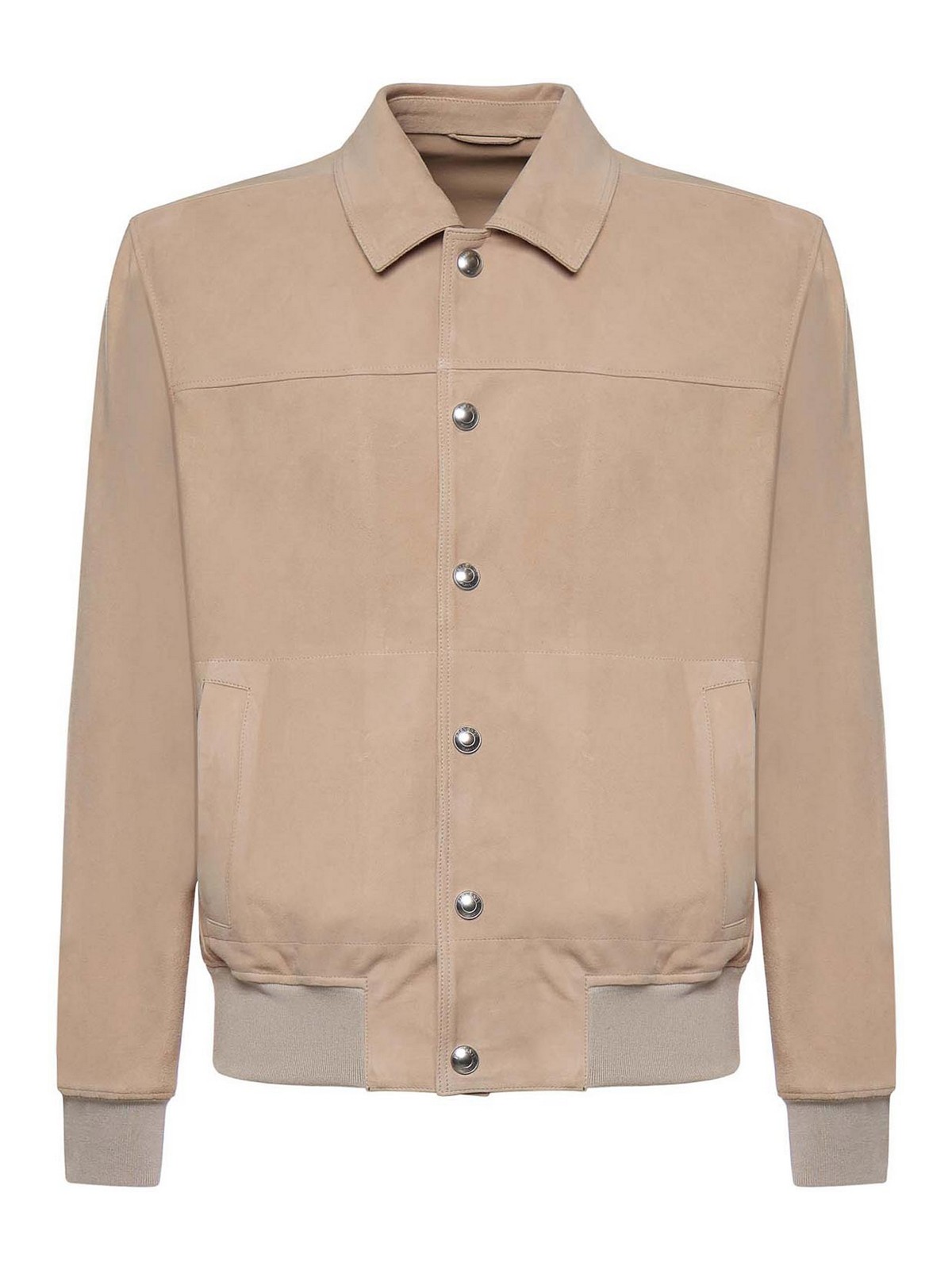 Suede Bomber Jacket