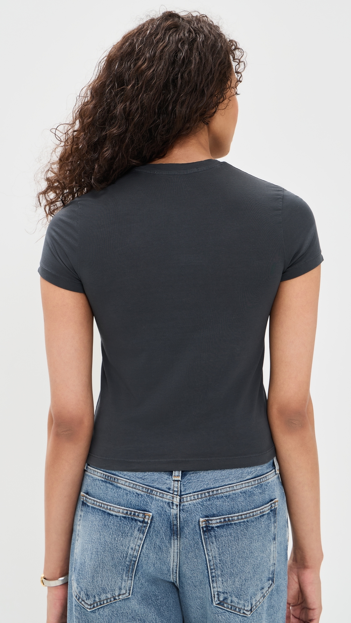 Fitted Tee Washed Black