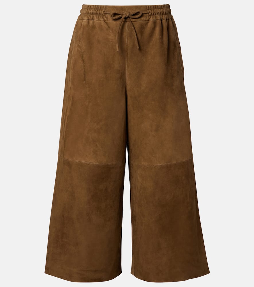Suede culottes