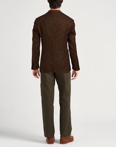 Man Blazer Light brown Size 42 Cotton, Wool, Polyamide