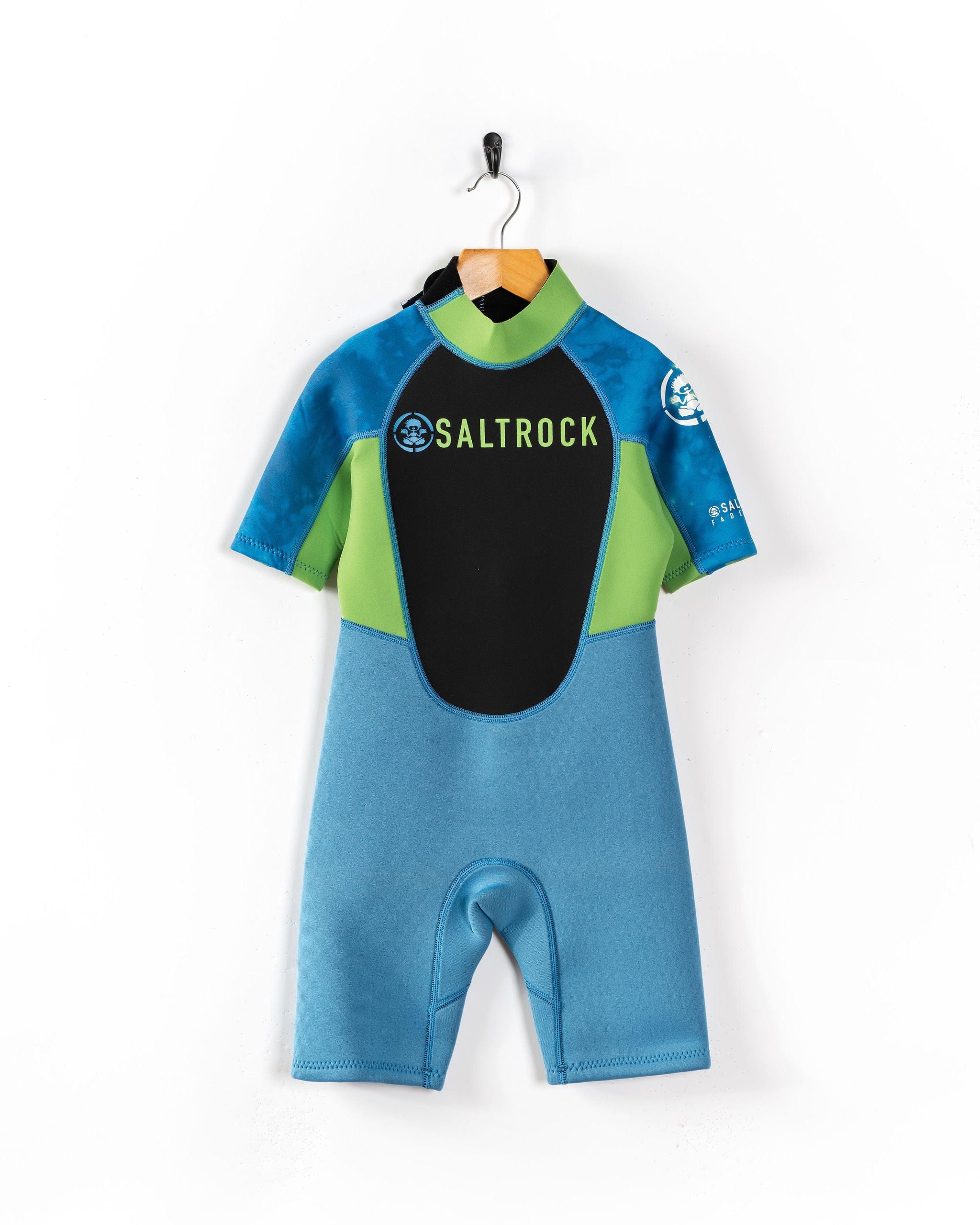 Saltrock Kids 3/2 Shortie Wetsuit - Blue - Blue / L - Size: Large