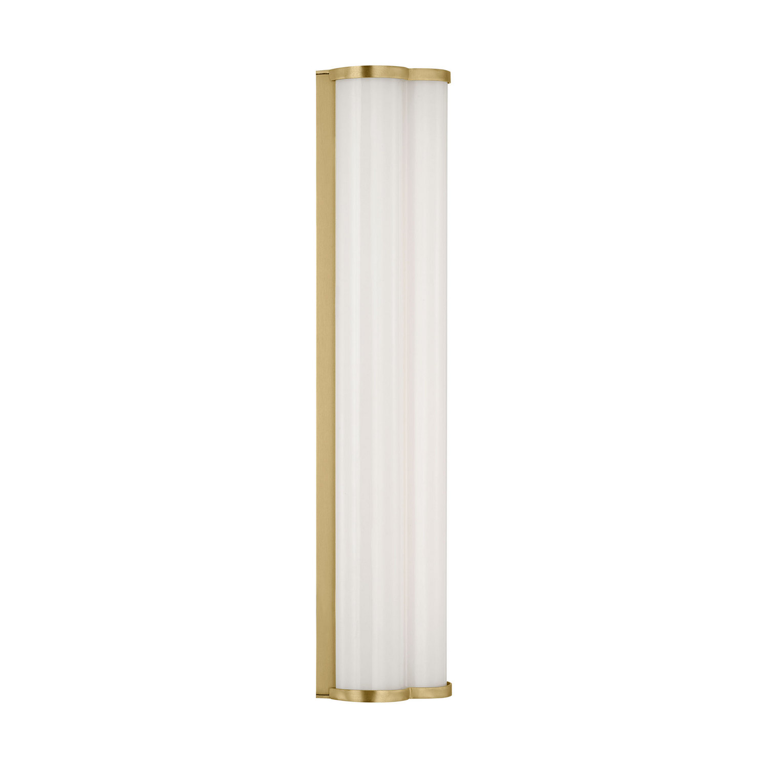 Burnished Brass LED Bathroom Vanity Light from the Freya Collection