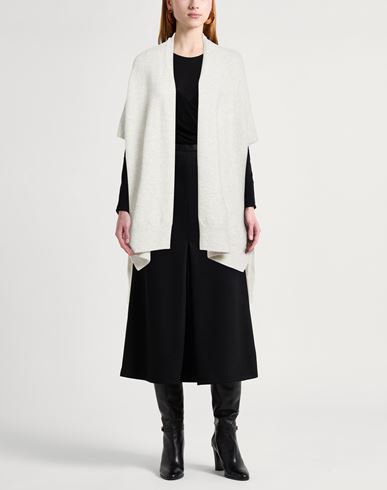 Woman Cardigan Light grey Size ONESIZE Nylon, Wool, Alpaca wool, Elastane