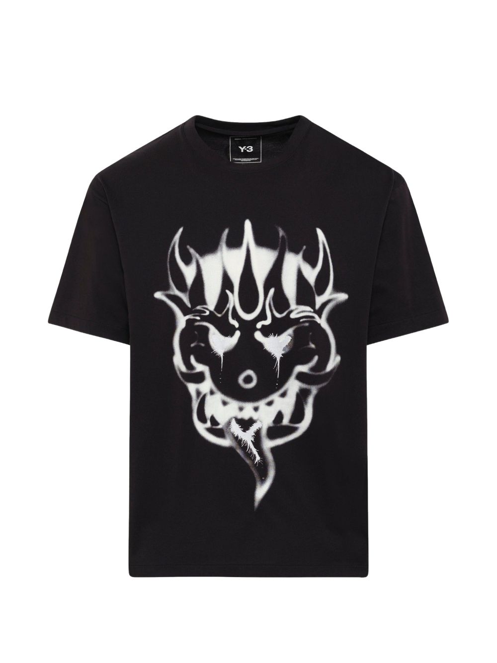 Graphic Print T-Shirt — Black